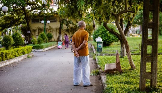 Ho Chi Minh City, Viet Nam 11 July 2023: happy people have fun and play in vietnam park